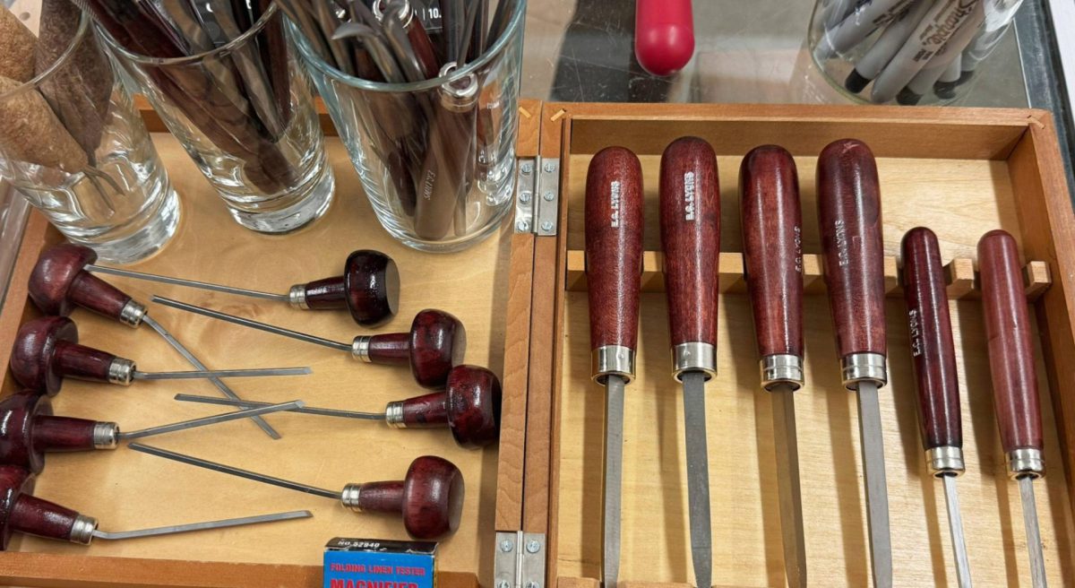 Outils à gravure du magasin