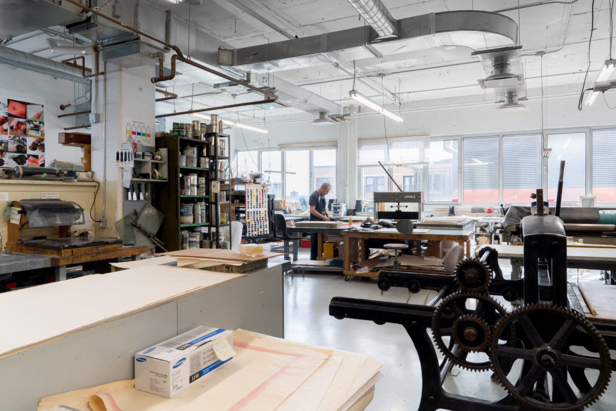 Presse lithographique de l’Atelier Circulaire